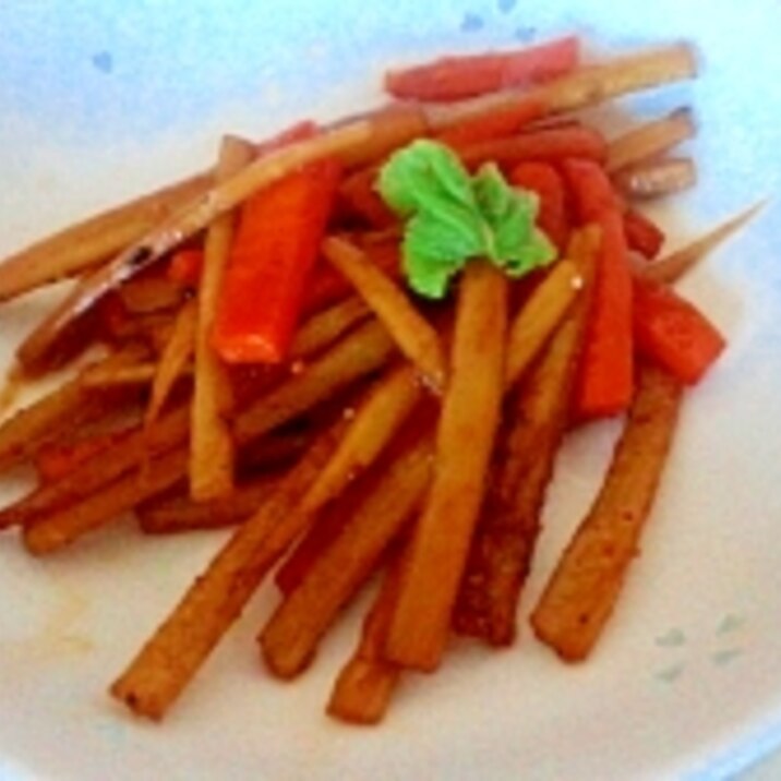 きんぴらごぼう お弁当にもっ レシピ 作り方 By 虎太郎mama 楽天レシピ